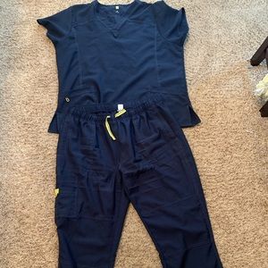 Navy Blue Scrubs barely worn